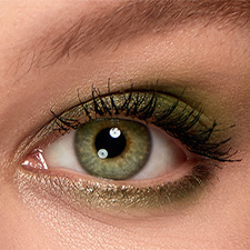Maquillage yeux verts