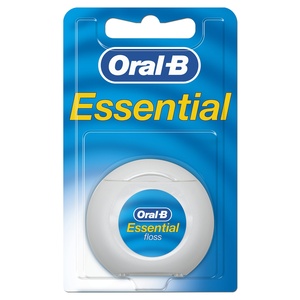 Oral-B Essential Floss Fil dentaire Ciré mentholé 50m Fil Dentaire