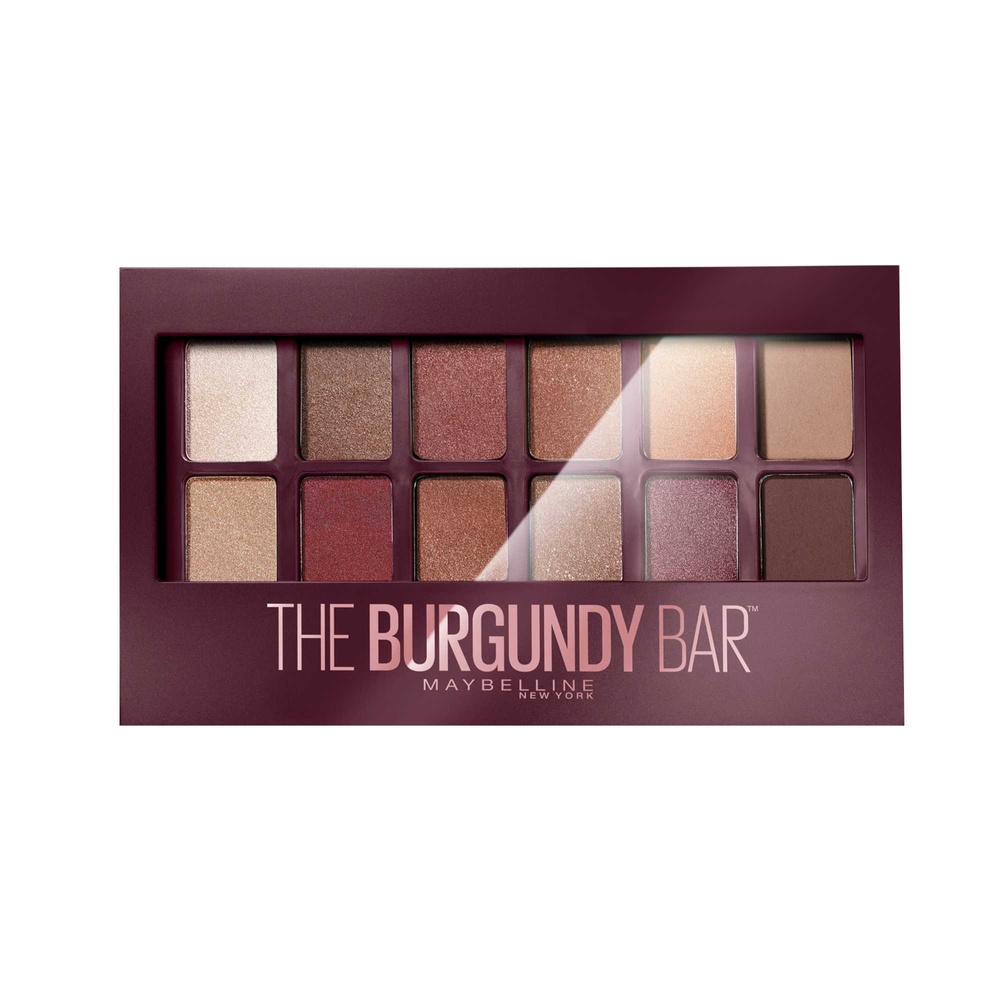 Maybelline New York | Burgundy Palette d'ombres à paupières couleurs bordeaux - Burgundy Bar - Multi-color