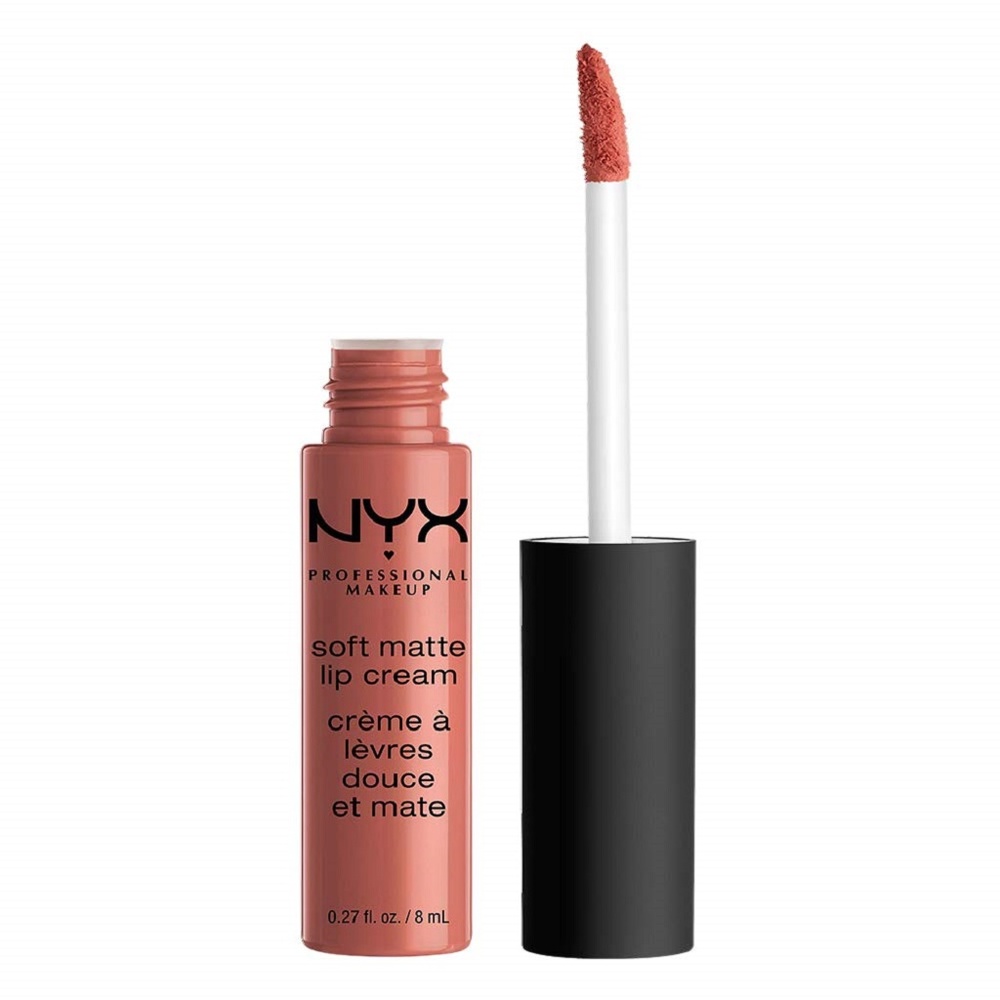 NYX Professional Makeup | Soft Matte Lip Cream Rouge à Lèvres Fini Mat Crémeux, Couleur Ultra-Pigmentée, Tenue Longue Durée - Crème à lèvres - Cannes - Beige
