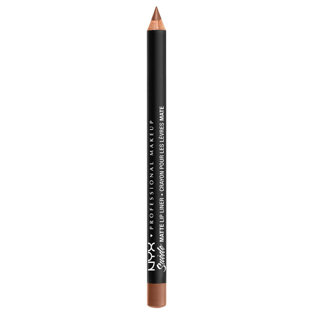 NYX Professional Makeup | Suede Matte Lip Liner Crayon à lèvres mat - Soft-Spoken - Marron