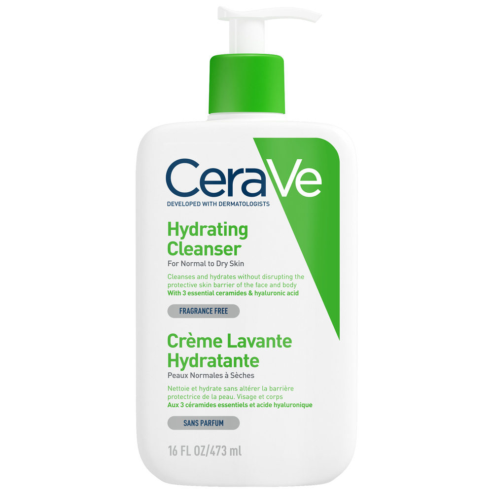 CeraVe | Crème Lavante Hydratante Pour peaux normales à sèches - 473 ml
