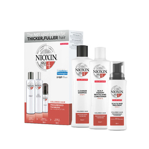 NIOXIN Trial Kit System 4 Soin épaississant complet pour cheveux très fins et colorés