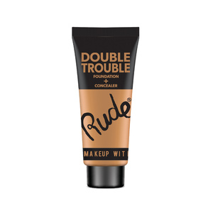 RUDE DOUBLE TROUBLE Foundation + Concealer - Natural Fond de teint 