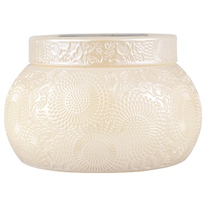 Santal Vanille Embossed Chawan Bowl Cand le BOUGIE