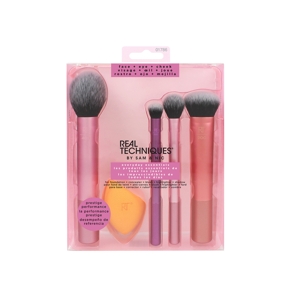 Real Techniques | RT - Essential set multilingual Pinceau maquillage
