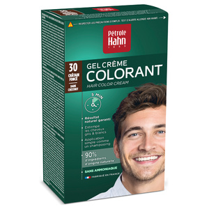 Gel Crème Colorant Ton sur Ton sans ammoniaque Coloration capillaire temporaire pour hommes
