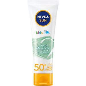 Crème enfants Minérale Protection UV à l'Aloe Vera BIO FPS 50+ Protection Solaire Visage