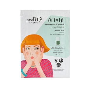 OLIVIA - Masque peel off Peau grasse ou mixte - LAIT SPIRULINE