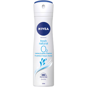 FRESH NATURAL - Spray Protection LongueDurée Déodorant femme