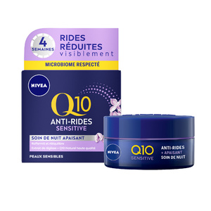 Q10 POWER - Crème de nuit Sensitive Soin visage anti-âge