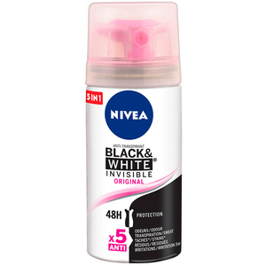 BLACK&WHITE ORIGINAL - Spray Anti-transpirant 48H Déodorant femme - format voyage