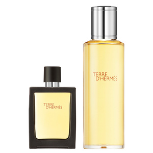 Terre d'Hermès Parfum vaporisateur de voyage 30 ml et recharge 125 ml