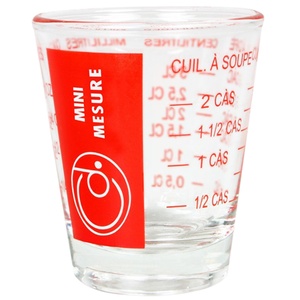 Mesure mini en verre de 5 à 35 ml Accessoires 