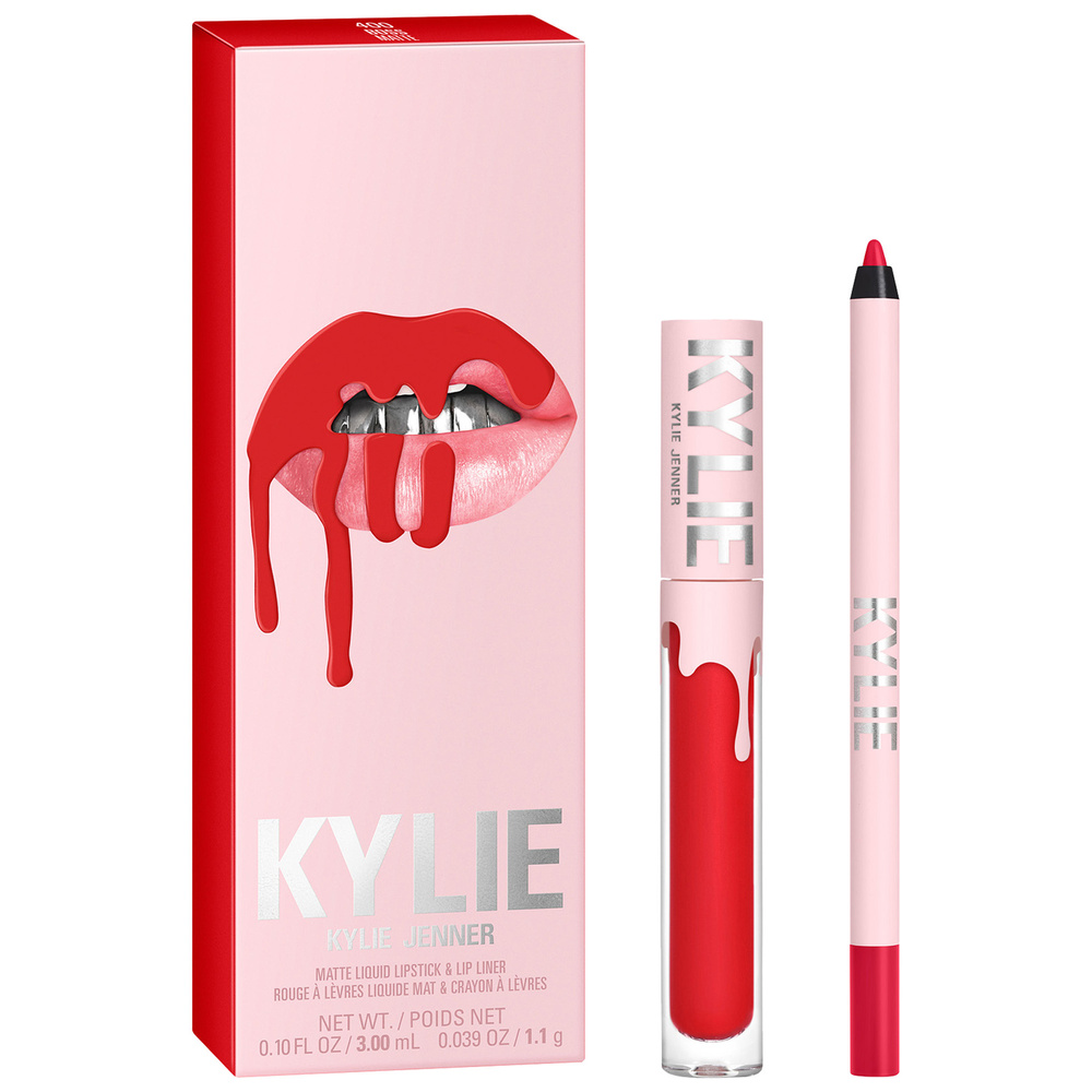 kylie by kylie jenner | Matte Lip Kit Kit Rouge à lèvres mat + Crayon à lèvres - 400 Boss - Rouge