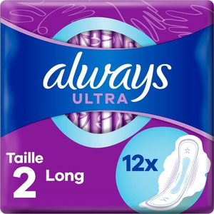 Always Ultra Serviettes Hygiéniques Long (T2) Avec Ailettes Serviettes Hygiéniques