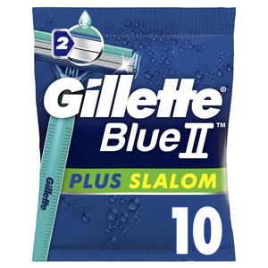 Gillette Blue II Slalom Rasoirs Jetables x 10 Rasoirs Jetables