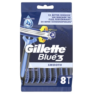Gillette Blue 3 Rasoirs Jetables x 8 Rasoirs Jetables