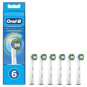 Oral-B Precision Clean Brossette Avec CleanMaximiser, 6 Brossettes De Rechange