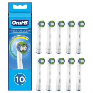 Oral-B Precision Clean Brossette Avec CleanMaximiser, 10 Brossettes De Rechange 