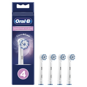 Oral-B Sensitive Clean Brossette, 4 Brossettes De Rechange