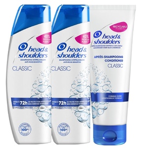 Head & Shoulders Classic 2xShampoing Et1xSoin Shampoing