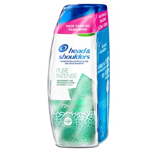 Head & Shoulders Pure Intense Anti-démangeaisons Shampoing, 2x250ml Shampoing