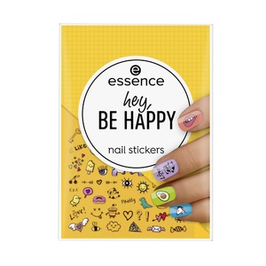 hey, BE HAPPY autocollants ongles Stickers pour Ongles