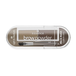 brow powder set poudre sourcils 01 light & medium Poudres Sourcils