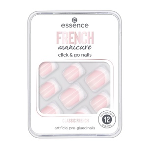 FRENCH manicure click & go nails faux ongles pré-encollés 01 classic french Faux Ongles
