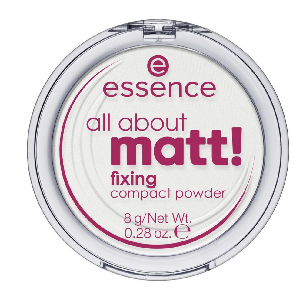 essence | all about matt! fixing compact powder poudre compacte fixatrice Poudre - poudre compacte fixante all about matt!,8 g - Blanc
