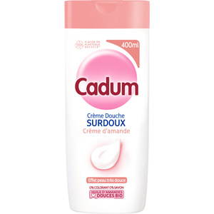 Cadum Crème douche Dermo-Respect & Surdoux Talc 400ml Crème Douche au Talc