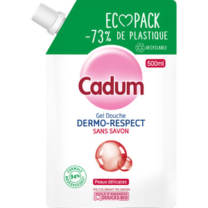 Dermo-respect Ecopack Gel Douche à l'huile d'amandes douces bio