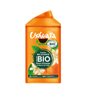 Ushuaïa Douche Certifiée Bio Fleur d'Oranger 250ml Douche certifiée BIO Fleur d'Oranger