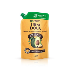 Ultra Doux Avocat et Beurre de Karité Eco-Recharge de Shampoing nutrition intense 