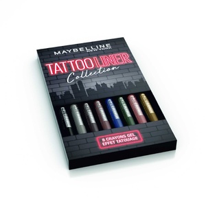 Maybelline Tattoo Liner Crayon Gel Eyeliner Coffret x8 Crayons yeux waterproof 