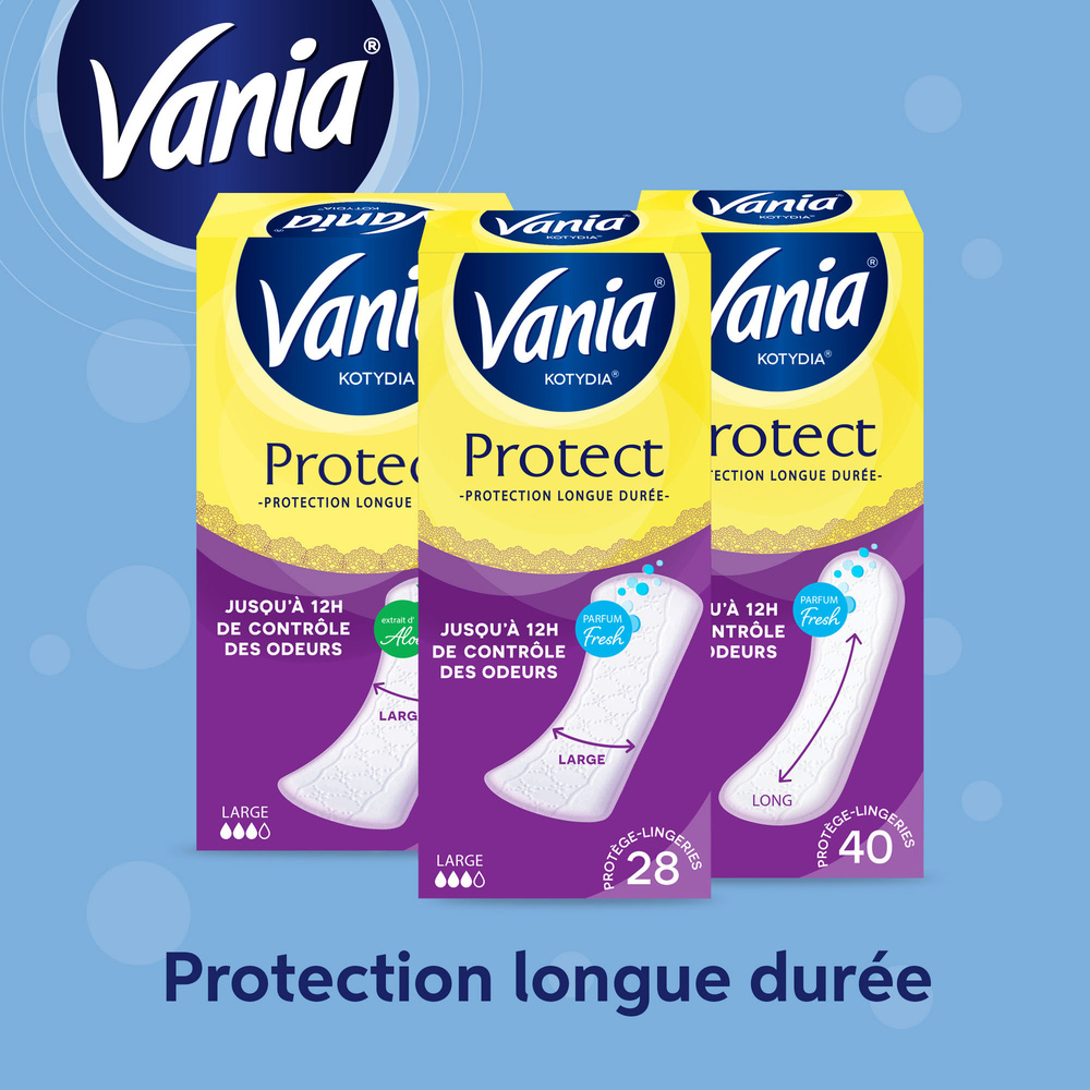 vania Kotydia Protege-Slips Protect + Large Aloe Vera x 36 Protège-slips Vania Kotydia Protege-Slips Protect + Large Aloe Vera x 36