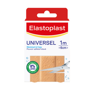 Elastoplast Pansements Universel 10 bandes à découper 10 x 6 cm Pansements