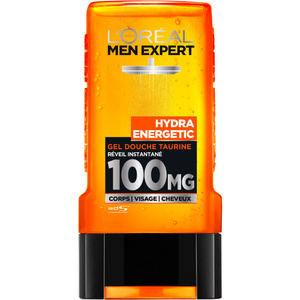 L'Oréal Men Expert Hydra Energetic Gel Douche Anti-fatigue - 300ml Gel Douche Energisant Homme