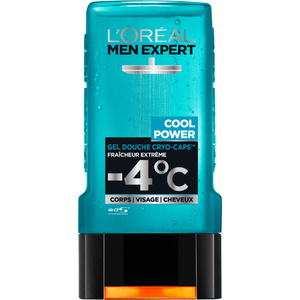 L'Oréal Men Expert Cool Power Gel Douche Frais - 300ml Gel Douche Fraîcheur Homme