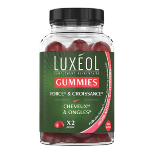 Luxéol Gummies Force et Croissance Complément alimentaire 