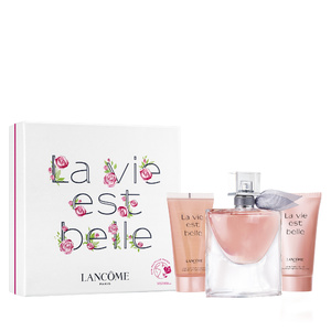 La Vie Est Belle Coffret Cadeau Eau de Parfum Femme + Lait Corps + Lait Douche 