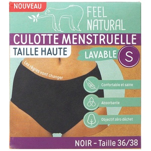 Culotte menstruelle - taille haute S (36/38) Culotte menstruelle 