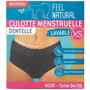 Culotte menstruelle Dentelle - taille  X S (34/36) Culotte menstruelle