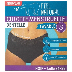 Culotte menstruelle Dentelle - taille  S (36/38) Culotte menstruelle