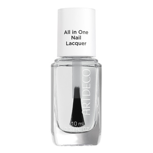 ALL IN ONE NAIL LACQUER Vernis multi-fonctions, transparent et haute brillance