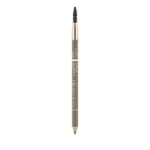 Clean ID Pure Eyebrow Pencil crayon sourcils double embout 040 Ash Brown Crayon Sourcils