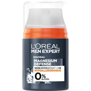 L'Oréal Men Expert Magnesium Defense Soin Hydratant 24H Hypoallergénique 0% L'Oréal Men Expert Magnesium Defense Soin Hydratant 24H Hypoallergénique