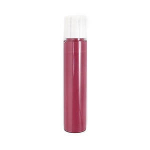 Recharge Vernis à lèvres 035 Framboise ZAO Vernis à lèvres Certifié Bio, Formule 100% naturelle, Vegan et Rechargeable
