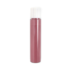 Recharge Vernis à lèvres 037 Bois de rose ZAO Vernis à lèvres Certifié Bio, Formule 100% naturelle, Vegan et Rechargeable